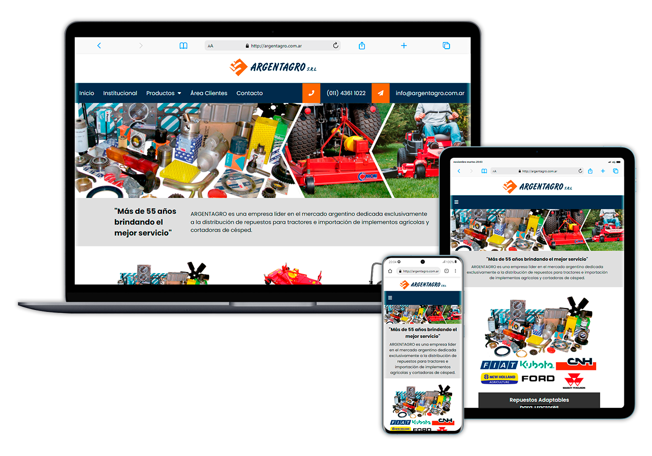 Argentagro — sitio institucional responsive